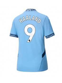 Manchester City Erling Haaland #9 Replika Hemmakläder Dam 2024-25 Kortärmad